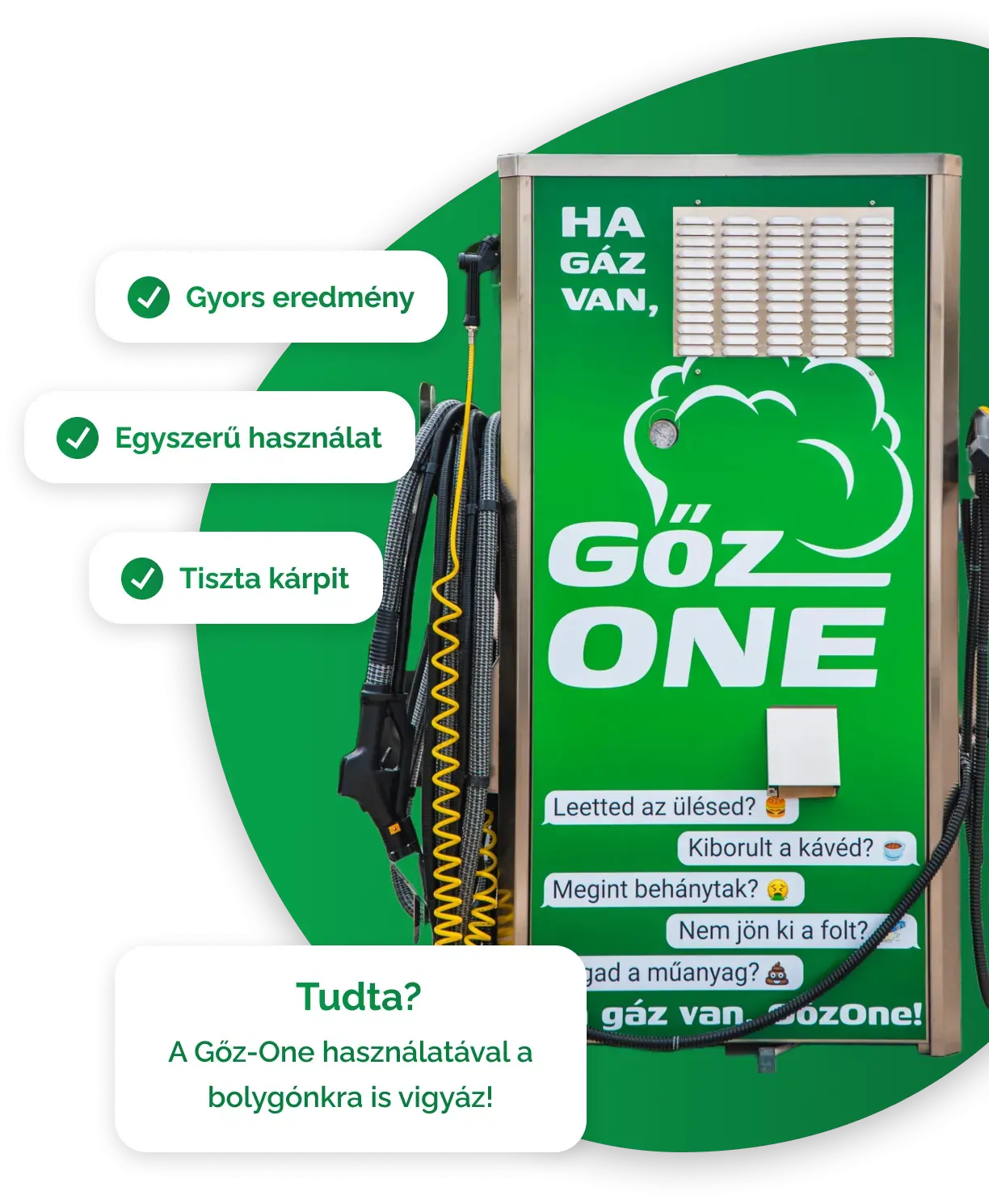 Gőz-One hűségkártya feltöltő szolgáltatás